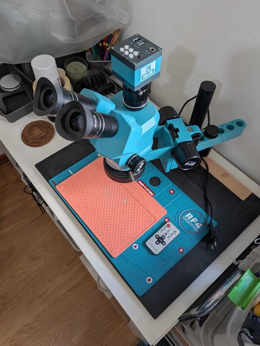 Microscópio Trinocular RF4 com camera 2K