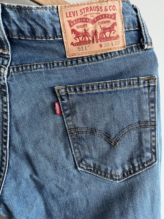 Spodnie jeansy meskie Levis 511 rozm. 30/32