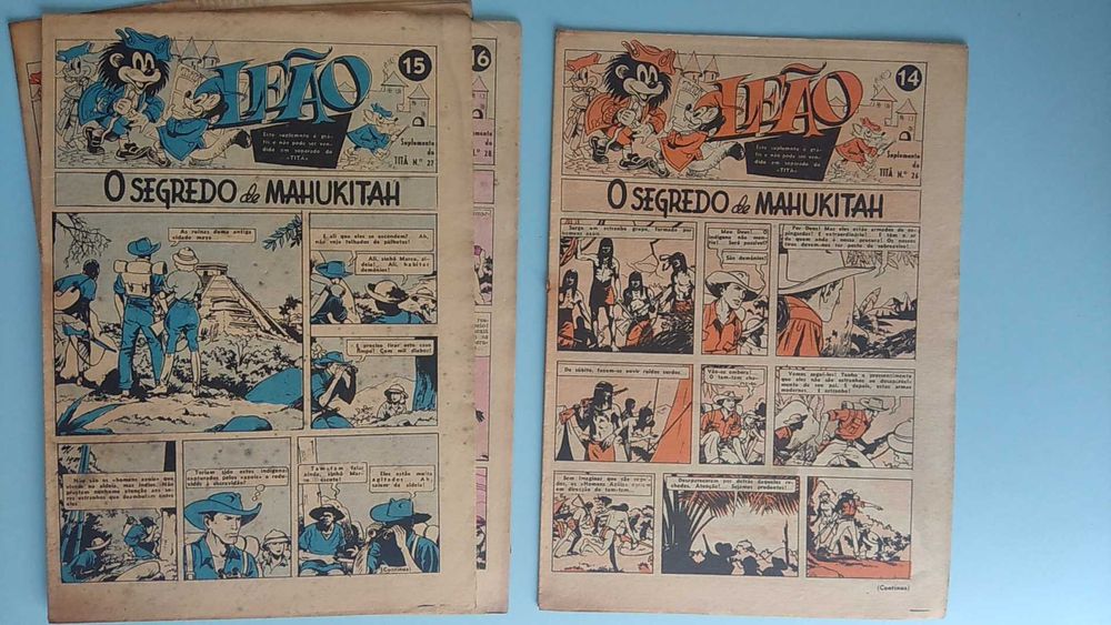 "O LEÃO" (Suplemento do TITÃ) -Col completa 18 fascículos com separata