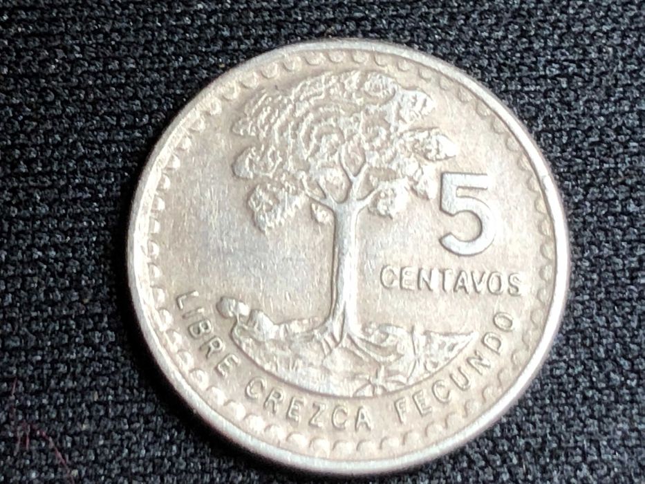 Guatemala 1975 - 5 Centavos Cuproniquel