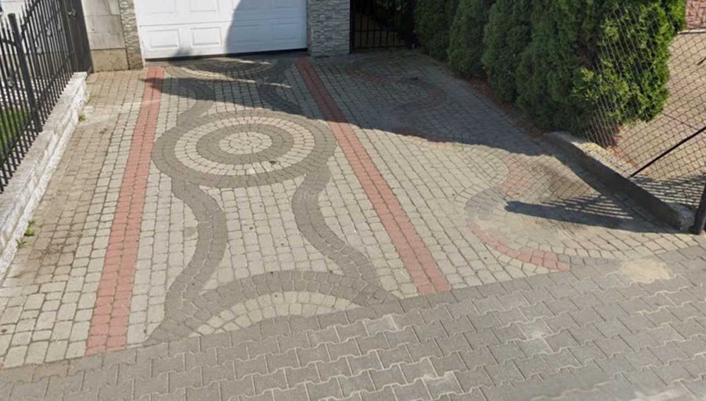 Kostka brukowa dwa kolory 50m2 zarezerwowana