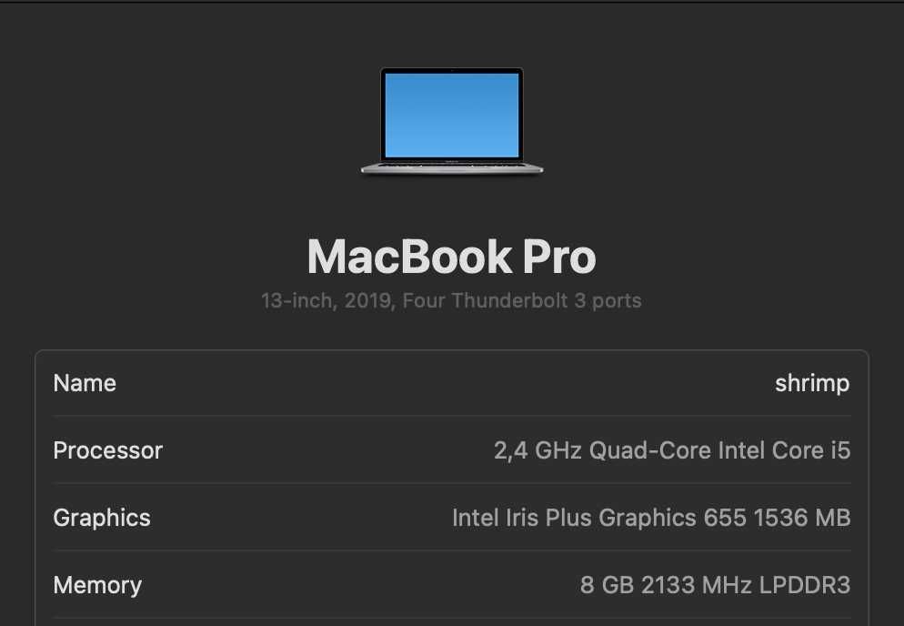 MacBook Pro  i5, 8Gb, 256Gb, 13"