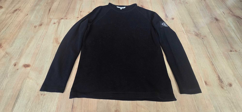 Calvin Klein Jeans Sweter Bluza Czarna M Oryginał Logo