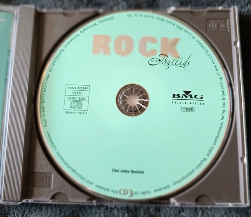 rock Ballads - 3 cds