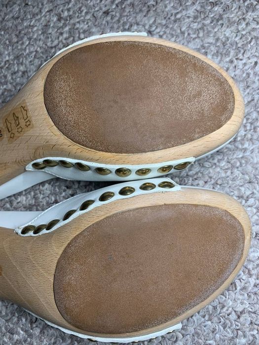 Клоги miu miu натуральна шкіра