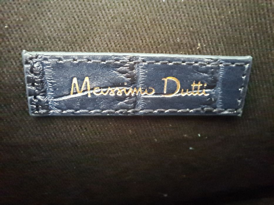 Шкіряна сумка Massimo Dutti