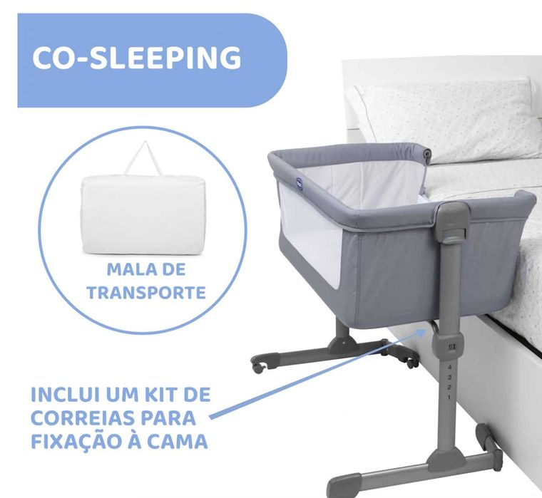 Berço Co-Sleeping Chicco Next2Me Essential | Bom Estado Lisboa