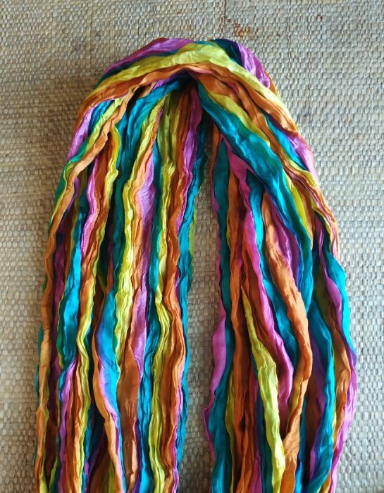 Echarpe lenço riscas