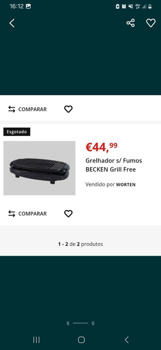 Grelhador elétrico Becken