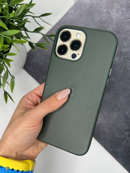 Шкіряні чохли з MagSafe для iPhone 12 Pro Max | Кожаный чехол на Айфон