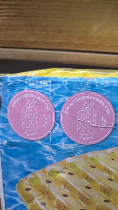 Colchão insuflável Ananás