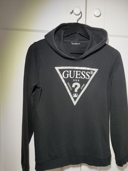 Bluza GUESS Activewear black S logo