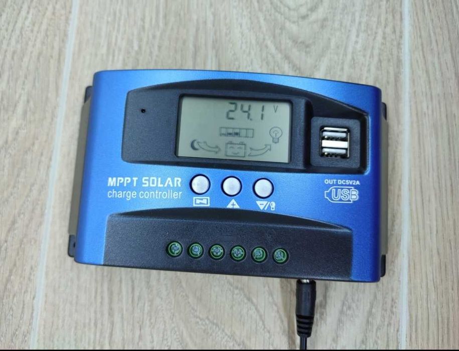 MPPT контроллер солнечных панелей 12/24 вольта 30А