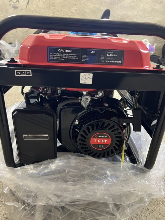 Бензиновый генератор INTERTOOL 3квт, медная обмотка DT1130