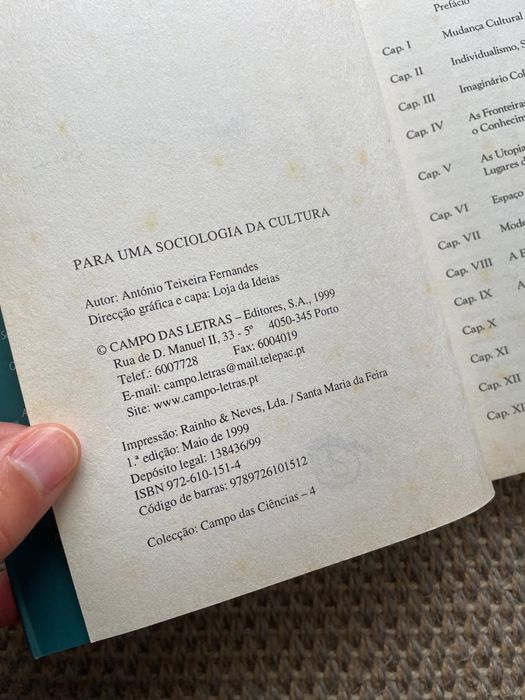 "Para uma Sociologia da Cultura", António Teixeira Fernandes
