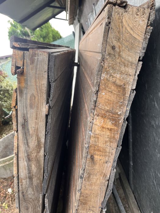 Brama garażowa metal, drewno, ocieplane