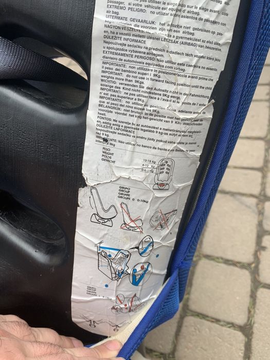 Автокрісло 36 кг