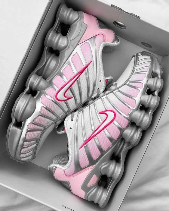 Nike Shox TL, Srebrny-różowy / rozmiar 38