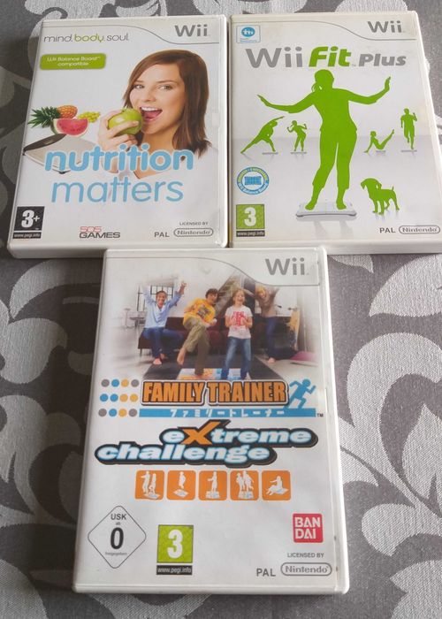 Jogos wii para fazer exercícios, dança  e familiares de diversão