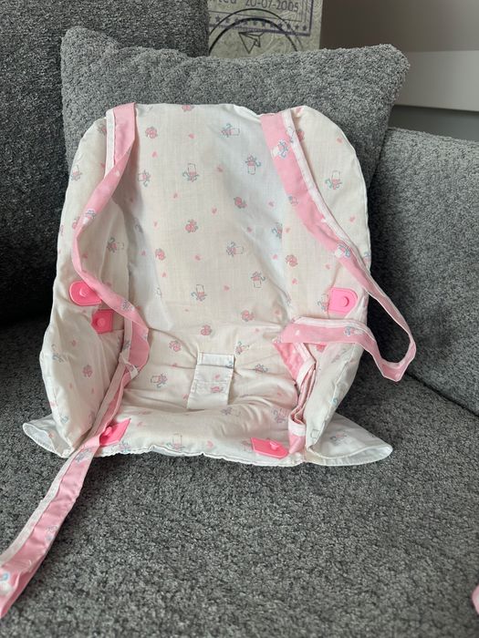 Wózek spacerowy oraz nosidełko dla lalki baby born