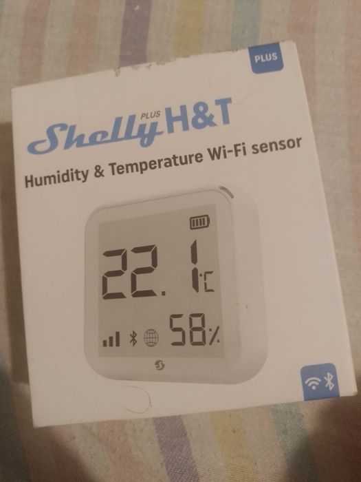 Shelly  H and T  wifi sensor temp i wilg.