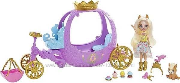 Королівська карета з лялькою Пеола Поні Enchantimals Rolling Carriage
