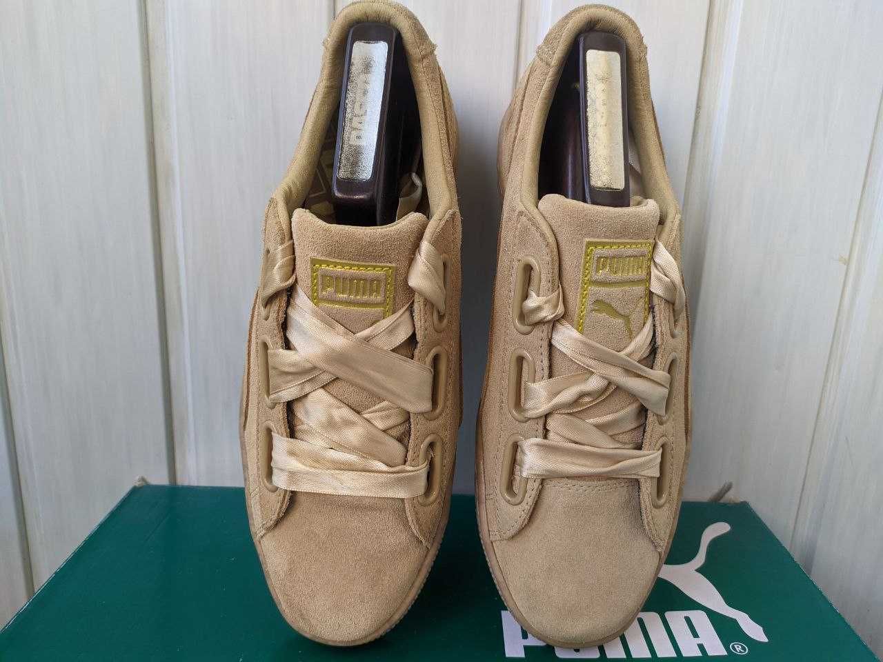 Puma suede heart leopard sales
