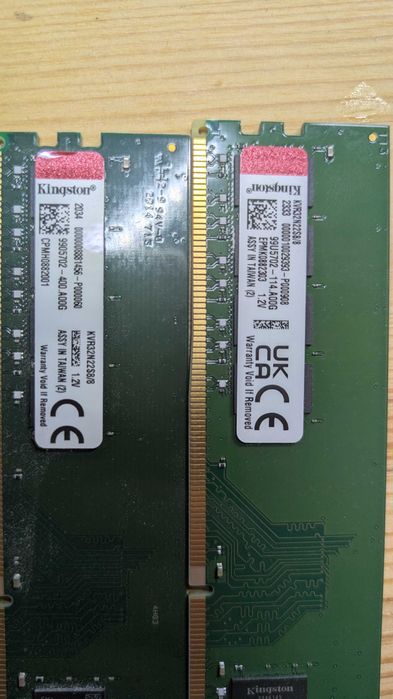 Оперативна памʼять Kingston DDR4-3200 8192MB PC4-25600 (KVR32N22S8/8)