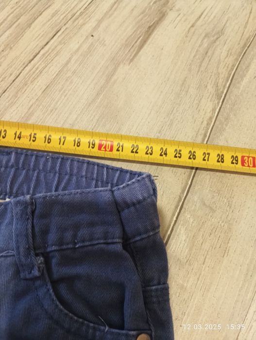 Spodnie chłopięce niebieskie