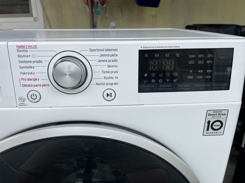 Вузька Пральна машина LG F72J7HY1W, 7 кг, 2019 рік