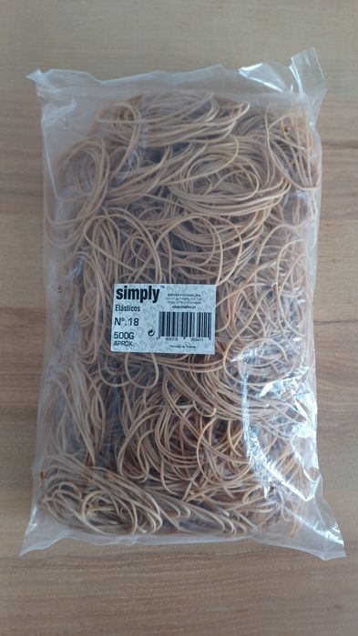 Saco de elásticos para papel n°. 18 (500 gr) - novo