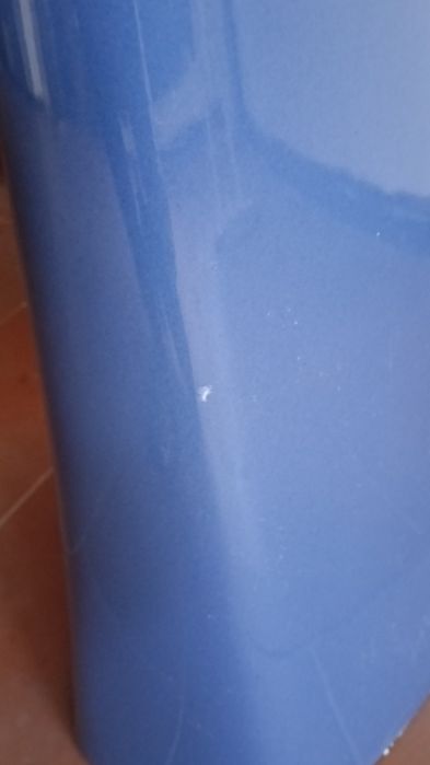 Suporte lavatório azul para casa de banho