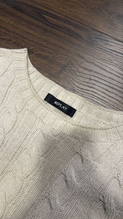 Replay свитер белый