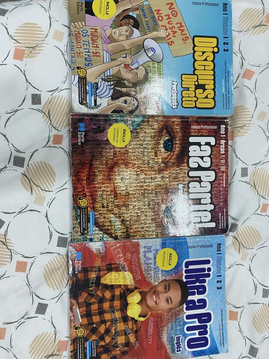 Livros do primeiro ano(10*) , ENSSINO PROFISSIONAL