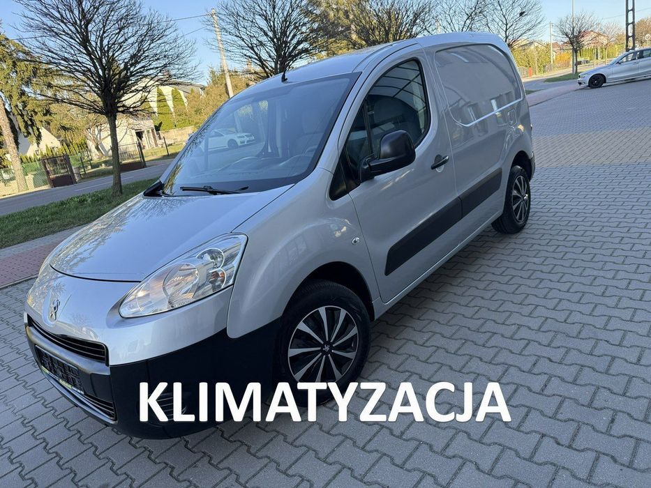 Peugeot Partner  Peugeot Partner Lift 1.6HDi 2012r Klimatyzacja 3-Osobowy Drzwi Boczne!