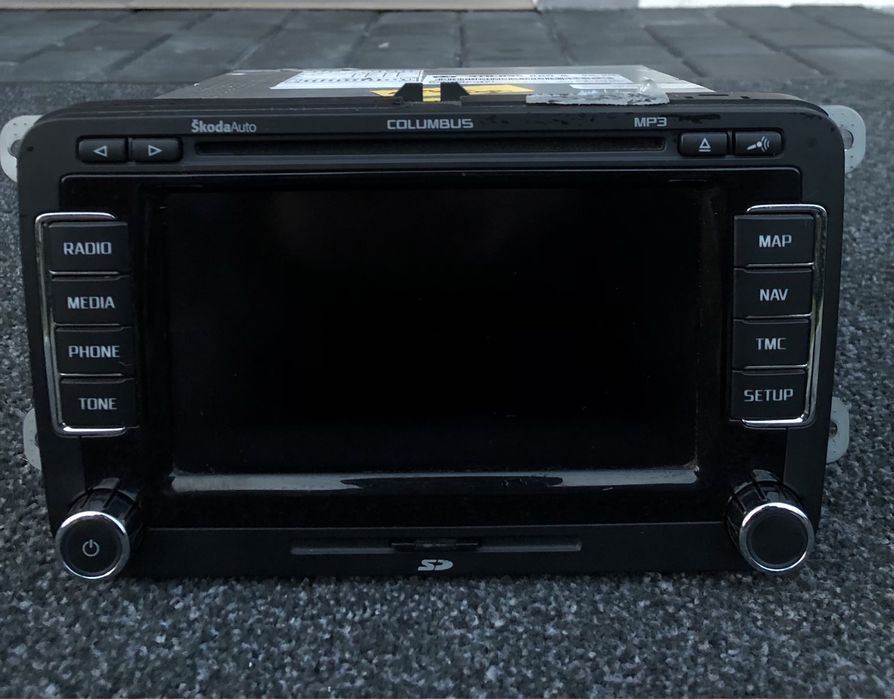 Магнітола, Навігація Skoda A5, SuperB 2 COLUMBUS Rns 510 3T0