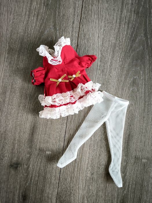 Одяг для ляльки сукня+ колготи