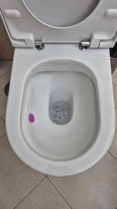 Sanita Roca The Gap, Rimless, Redonda, Branca, com tampo e ligação ao esgoto  incluídos