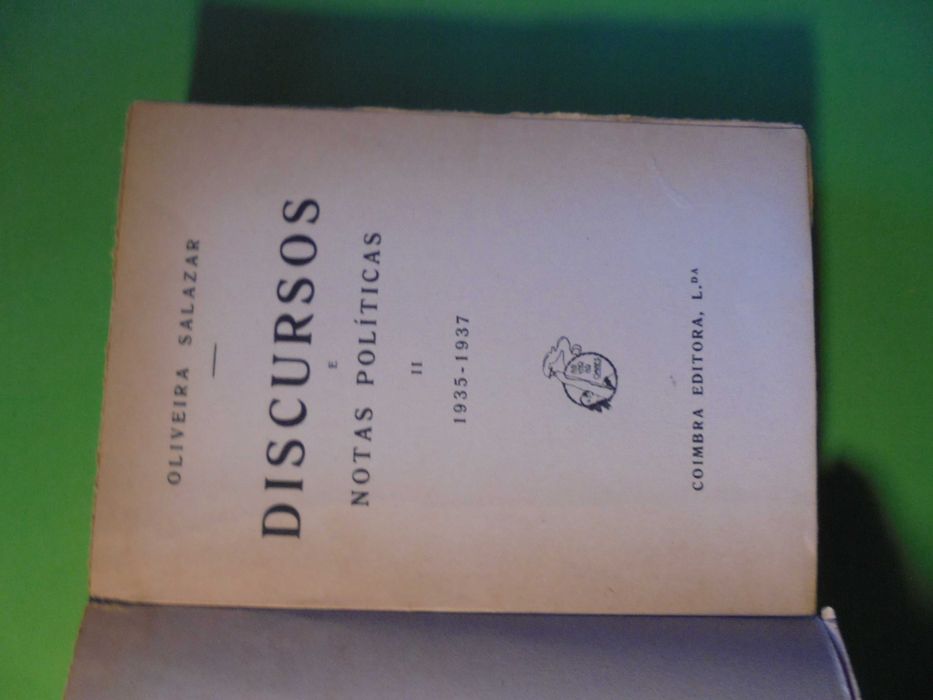 Salazar (Oliveira);Discursos-Volume II