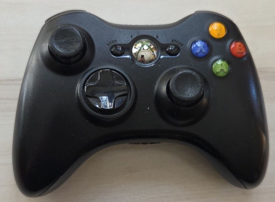 Kontroler xbox 360 czarny pad