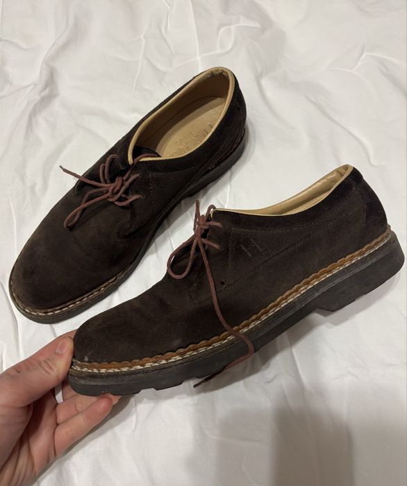 Туфлі класичні чоловічі замшеві від французькогобренду 39 р