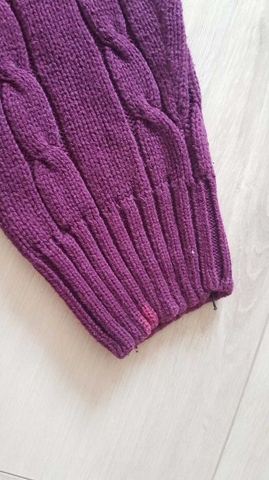 Sweter damski bawełna bordo S / M