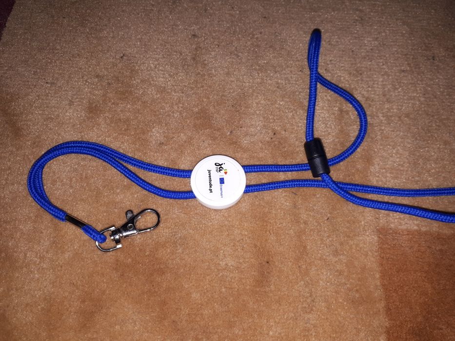 Porta chaves fio pescoço erasmus +