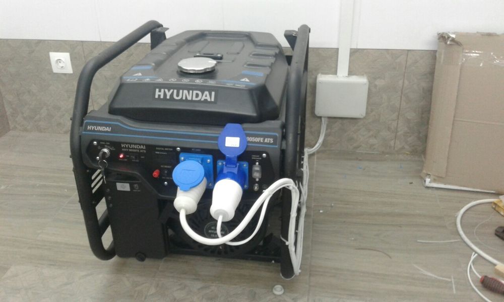 Генератор бензин САМОЗАВОДНИЙ (з АВР) HYUNDAI 10050FE Ats 8,0 кВт