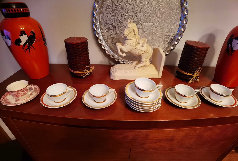 Serviço de café Vista Alegre " Art Deco"