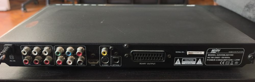 Leitor de dvd's Midi.