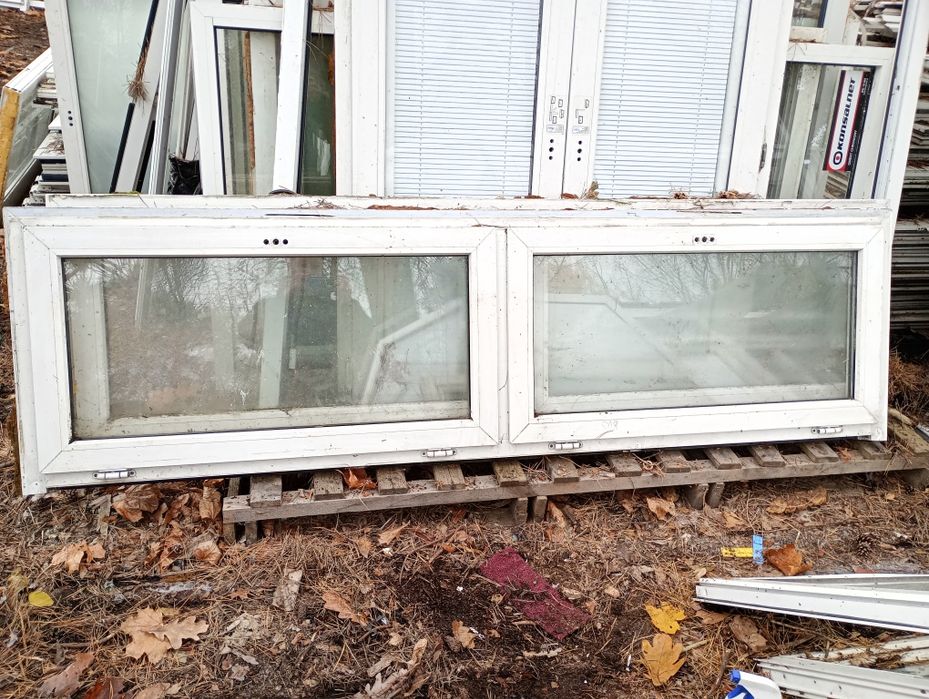 Okno pcv 240 x 63 oraz 220 x 60 cm okazja!