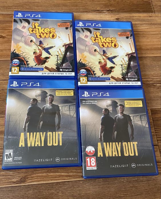 Sony PS4: FarCry, Assassin’s, Mortal Kombat, God of War, A Way Out,CoD