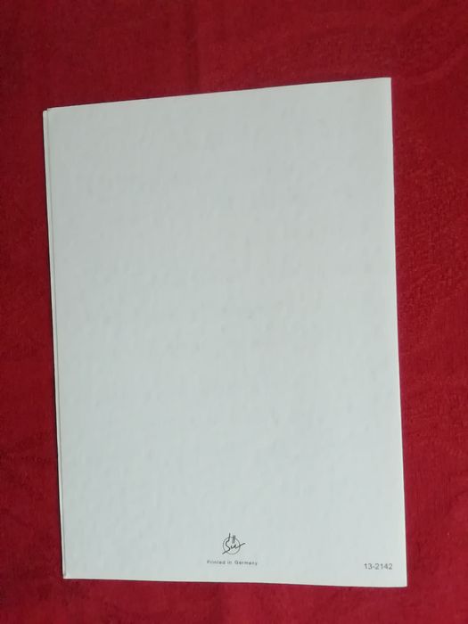 Postal de Páscoa, alemão