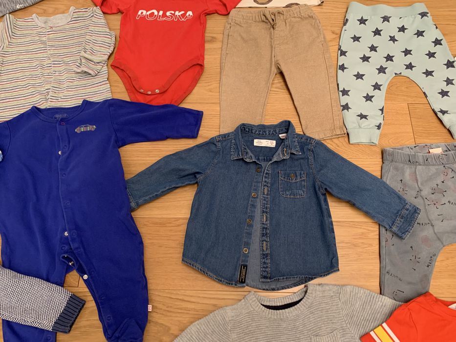 Paka Paczka Ubrań Ubranek dla Chłopca 9-12m (80)